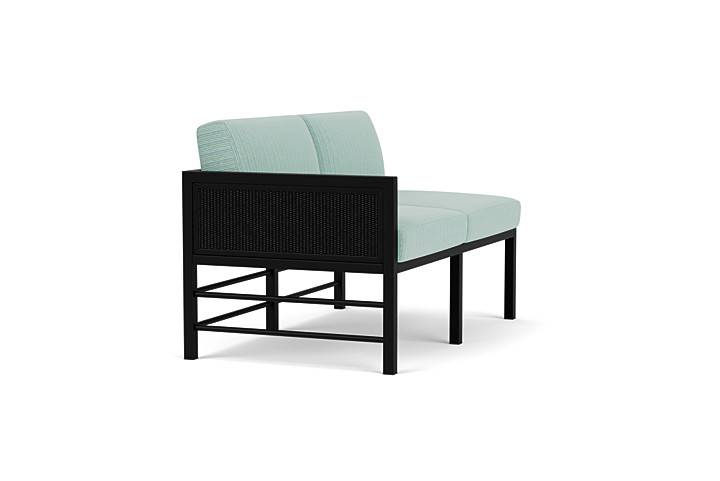 Lloyd Flanders™ Southport Right Arm Loveseat - Ebony, Unearth Dew