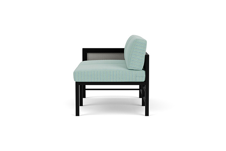 Lloyd Flanders™ Southport Right Arm Loveseat - Platinum, Unearth Dew