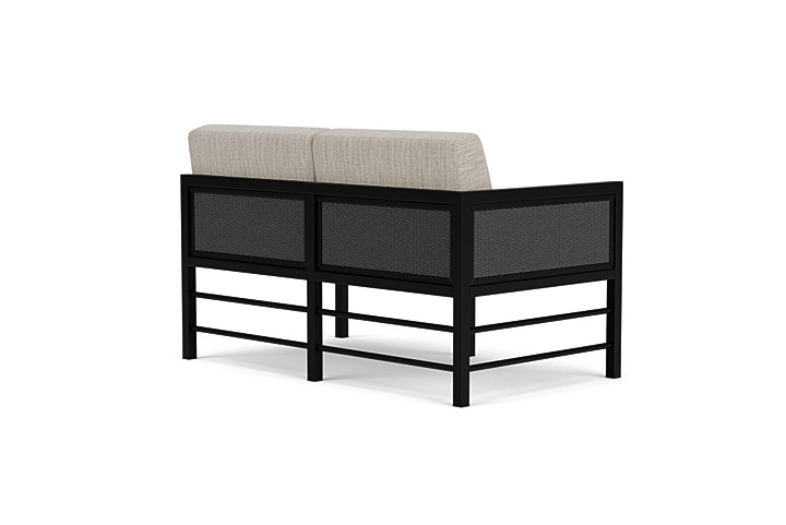 Lloyd Flanders™ Southport Right Arm Loveseat - Charcoal, Callen Celadon