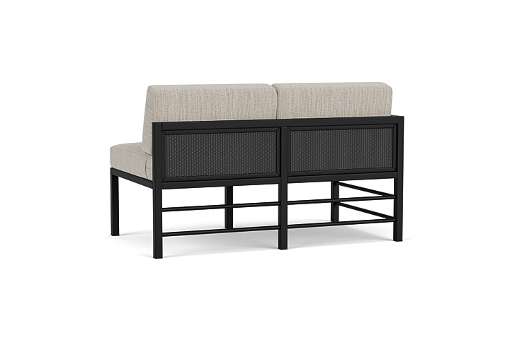 Lloyd Flanders™ Southport Right Arm Loveseat - Charcoal, Callen Celadon