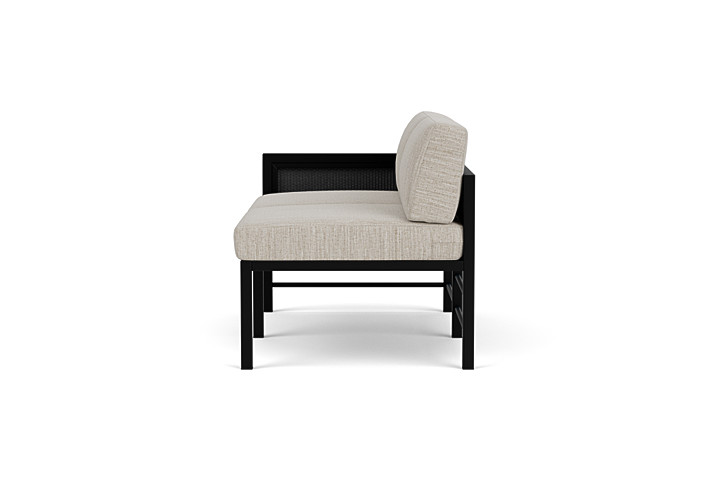 Lloyd Flanders™ Southport Right Arm Loveseat - Charcoal, Callen Celadon