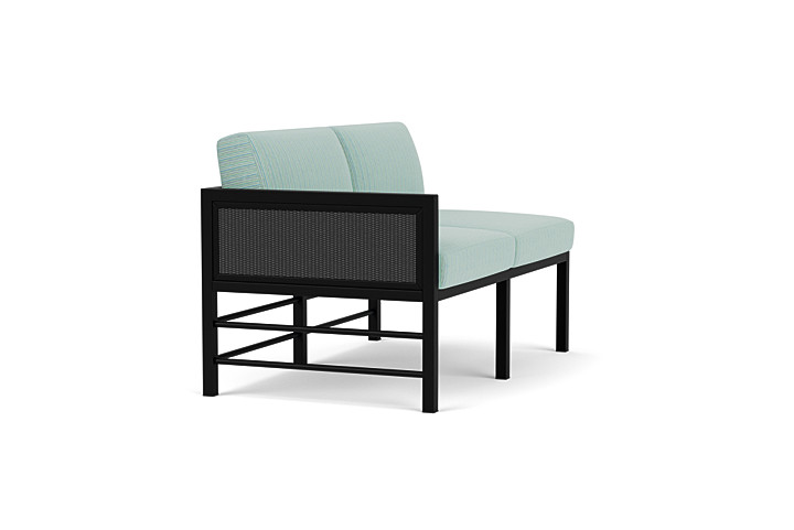 Lloyd Flanders™ Southport Right Arm Loveseat - Charcoal, Unearth Dew