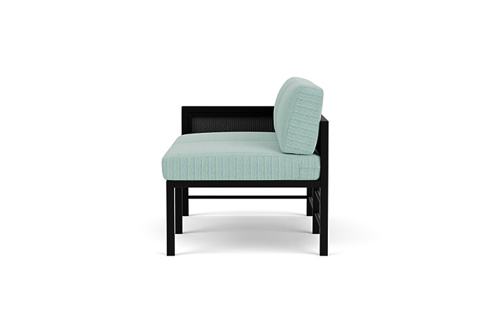 Lloyd Flanders™ Southport Right Arm Loveseat - Charcoal, Unearth Dew