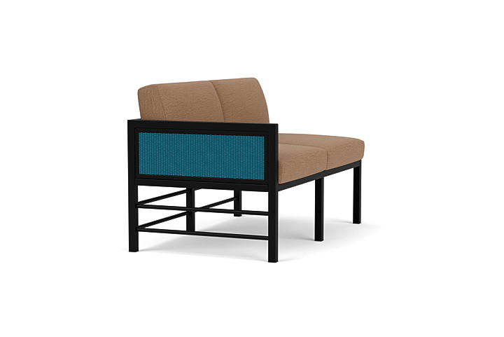 Lloyd Flanders™ Southport Right Arm Loveseat - Peacock, Canvas Natural