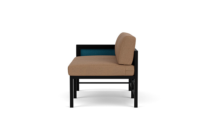 Lloyd Flanders™ Southport Right Arm Loveseat - Peacock, Canvas Natural