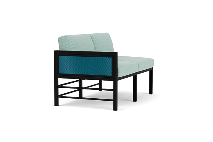 Lloyd Flanders™ Southport Right Arm Loveseat - Peacock, Unearth Dew