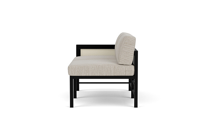 Lloyd Flanders™ Southport Right Arm Loveseat - Ivory, Callen Celadon