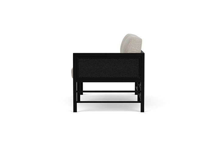 Lloyd Flanders™ Southport Left Arm Loveseat - Ebony, Callen Celadon