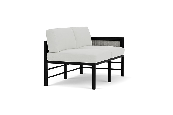 Lloyd Flanders™ Southport Left Arm Loveseat - Platinum, Loveboat Mint