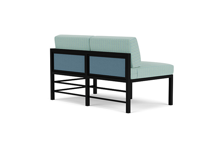 Lloyd Flanders™ Southport Left Arm Loveseat - Stillwater, Unearth Dew