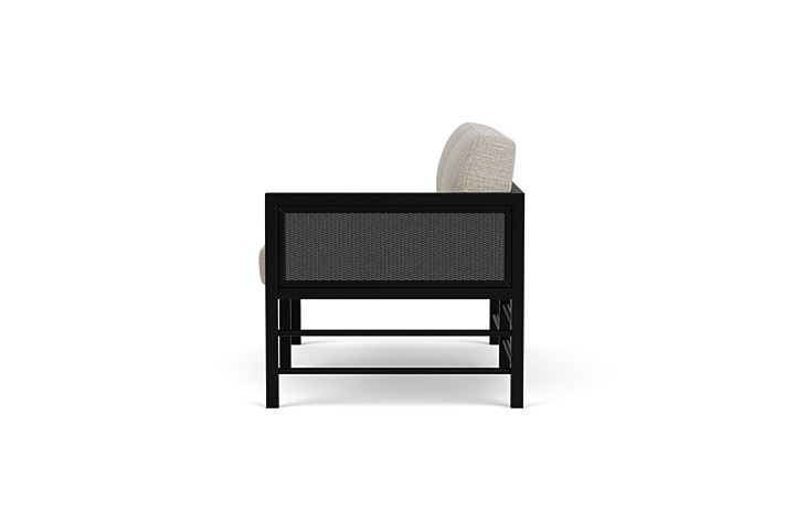 Lloyd Flanders™ Southport Left Arm Loveseat - Charcoal, Callen Celadon