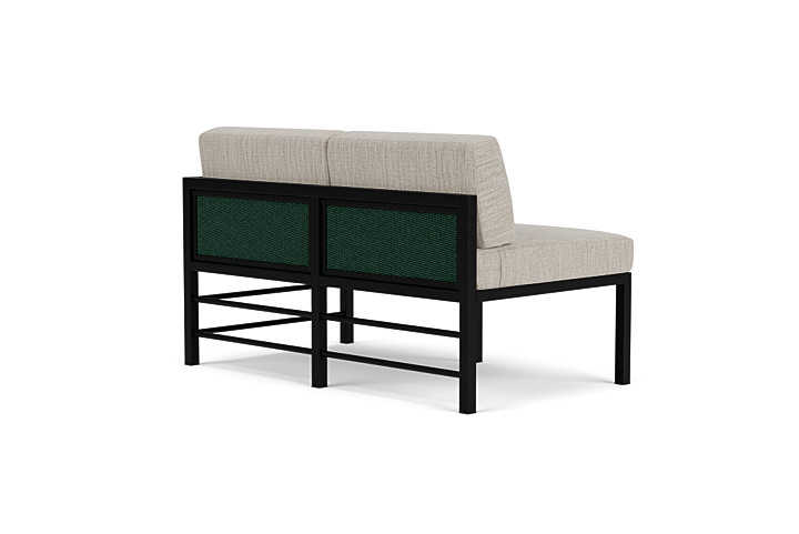 Lloyd Flanders™ Southport Left Arm Loveseat - Woodland, Callen Celadon