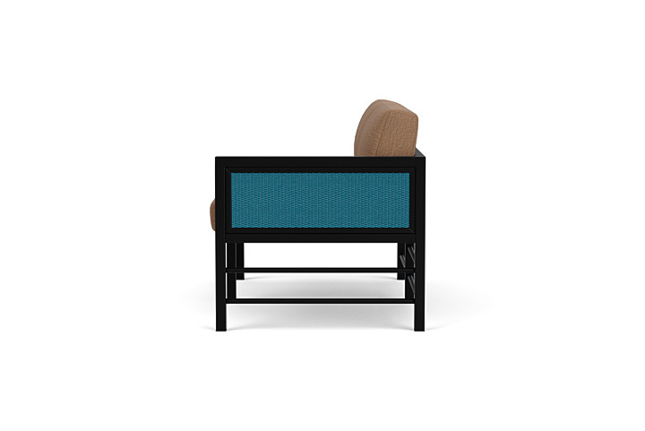 Lloyd Flanders™ Southport Left Arm Loveseat - Peacock, Canvas Natural