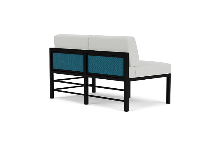 Lloyd Flanders™ Southport Left Arm Loveseat - Peacock, Loveboat Mint