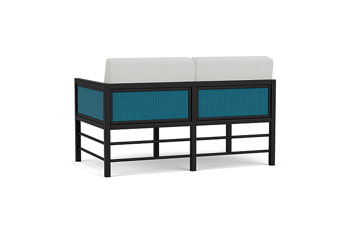 Lloyd Flanders™ Southport Left Arm Loveseat - Peacock, Loveboat Mint