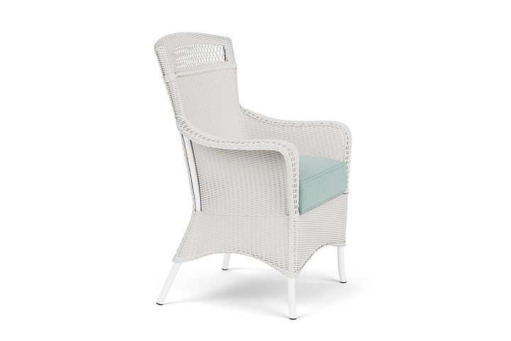 Lloyd Flanders™ Loom Dining Armchair - Matte White