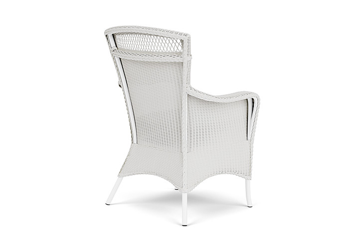 Lloyd Flanders™ Loom Dining Armchair - Matte White