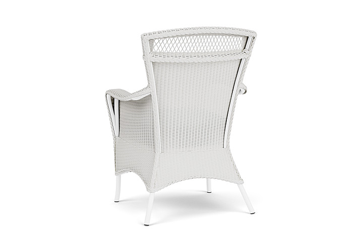 Lloyd Flanders™ Loom Dining Armchair - Matte White