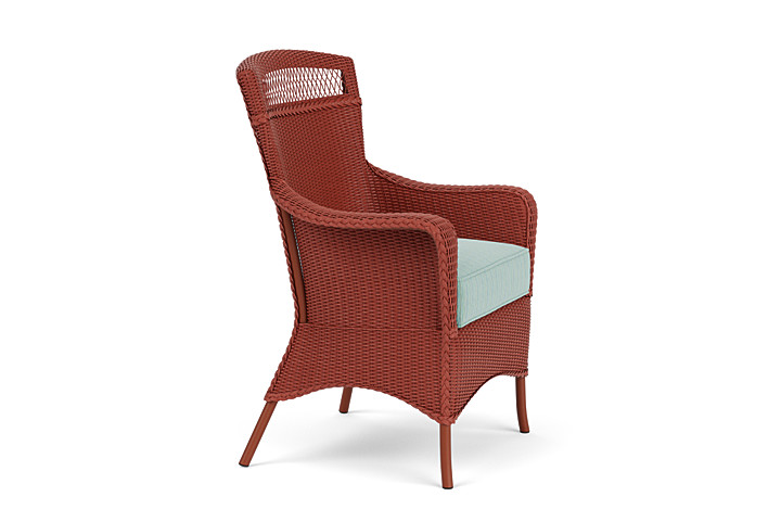 Lloyd Flanders™ Loom Dining Armchair - Terracotta