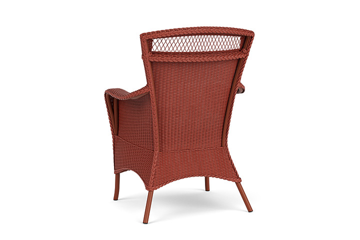 Lloyd Flanders™ Loom Dining Armchair - Terracotta