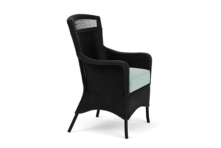 Lloyd Flanders™ Loom Dining Armchair - Ebony