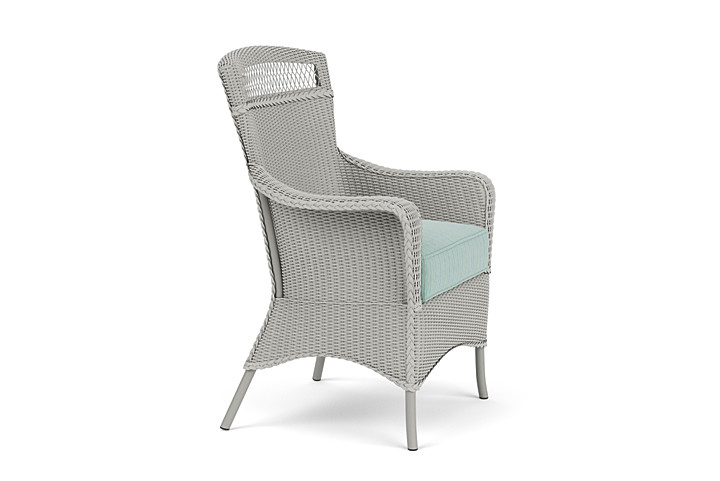 Lloyd Flanders™ Loom Dining Armchair - Platinum