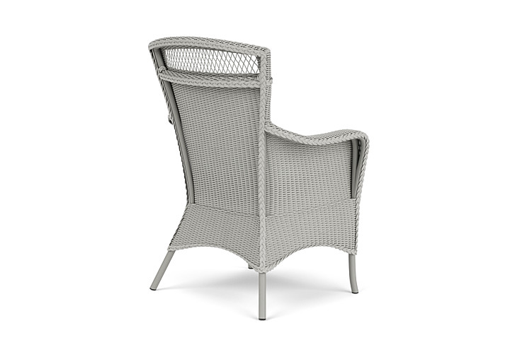 Lloyd Flanders™ Loom Dining Armchair - Platinum