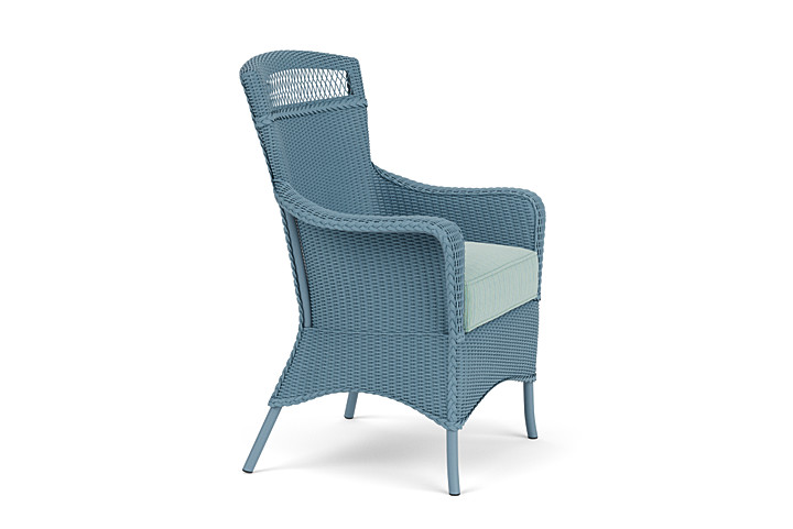 Lloyd Flanders™ Loom Dining Armchair - Stillwater