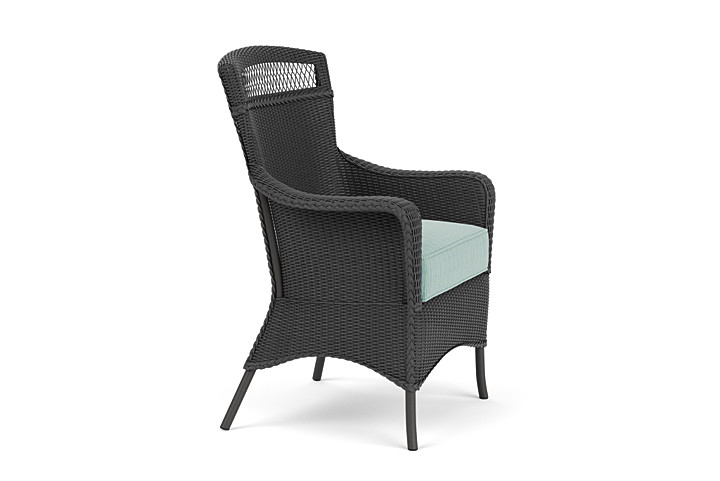 Lloyd Flanders™ Loom Dining Armchair - Charcoal