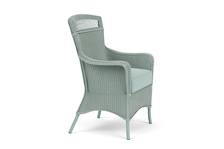 Lloyd Flanders™ Loom Dining Armchair - Sea Glass