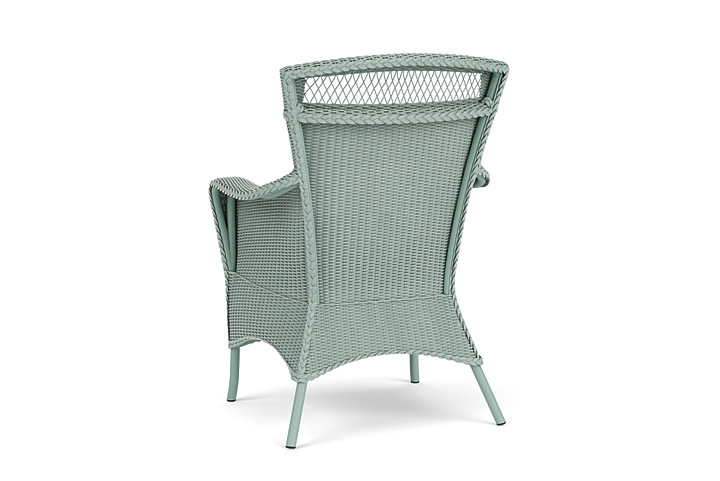 Lloyd Flanders™ Loom Dining Armchair - Sea Glass