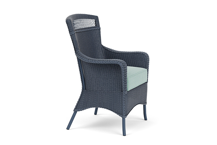 Lloyd Flanders™ Loom Dining Armchair - Denim Blue