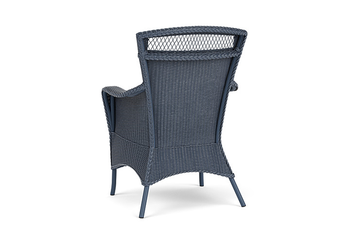 Lloyd Flanders™ Loom Dining Armchair - Denim Blue