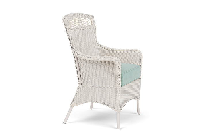 Lloyd Flanders™ Loom Dining Armchair - Antique White