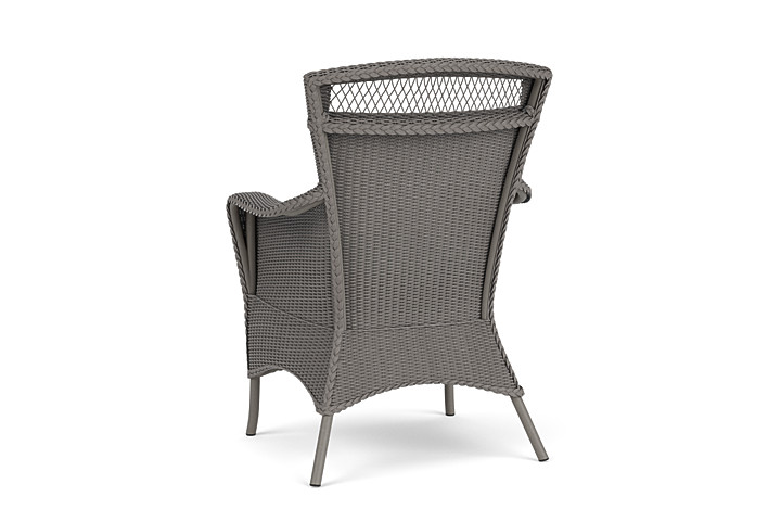 Lloyd Flanders™ Loom Dining Armchair - Pewter