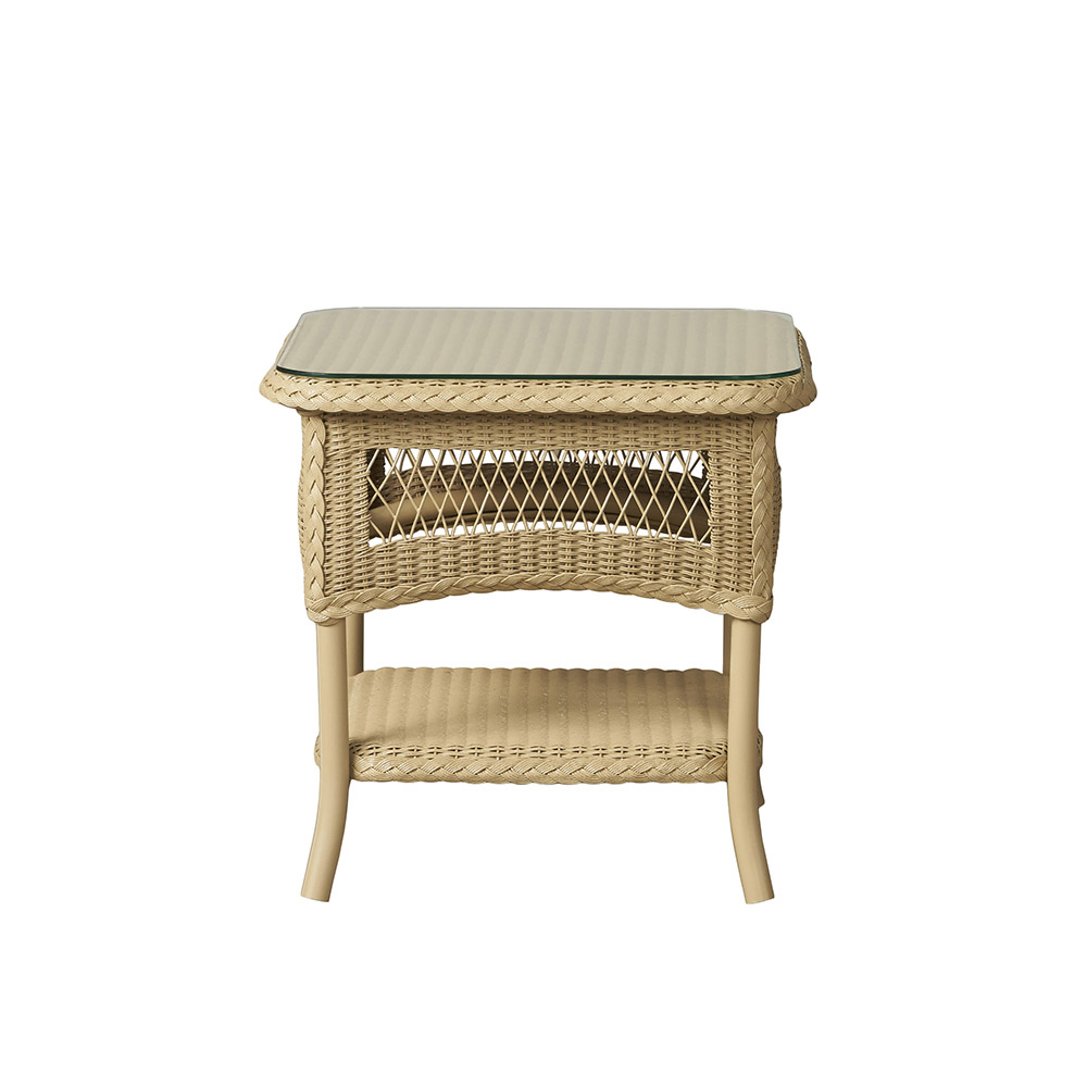 Lloyd Flanders™ Loom 21" Square End Table - White