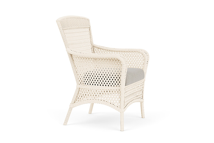 Lloyd Flanders™ Grand Traverse Dining Armchair Callen Celadon, Bisque