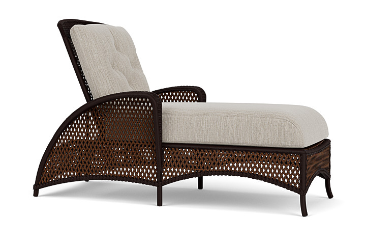 Lloyd Flanders™ Grand Traverse Chaise Callen Celadon, Caramel