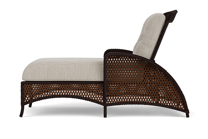 Lloyd Flanders™ Grand Traverse Chaise Callen Celadon, Caramel