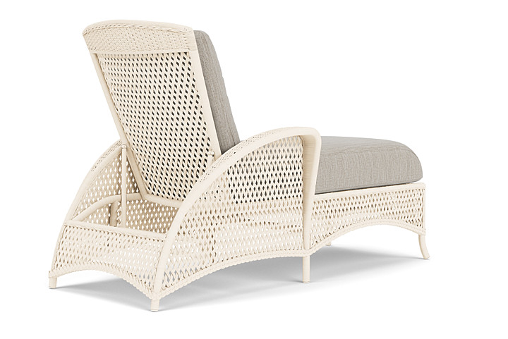 Lloyd Flanders™ Grand Traverse Chaise Callen Celadon, Bisque