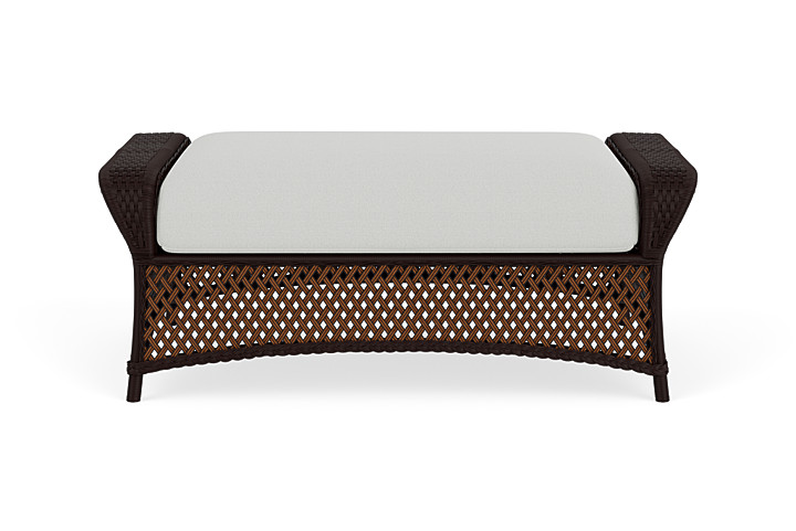 Lloyd Flanders - Grand Traverse Large Ottoman Loveboat Mint, Caramel