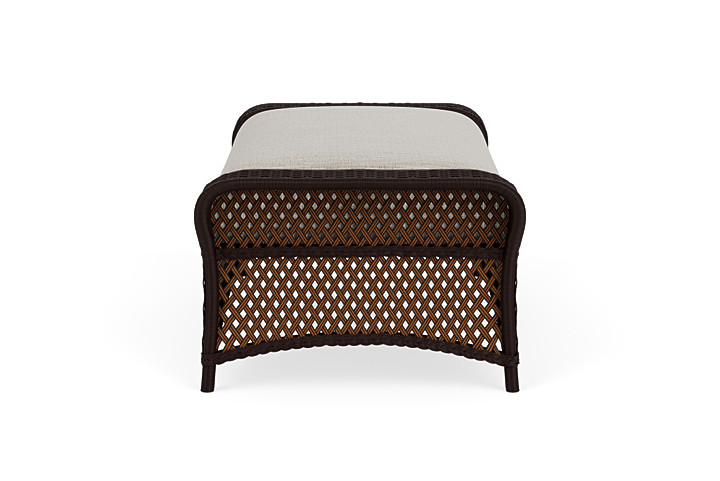 Lloyd Flanders™ Grand Traverse Large Ottoman Callen Celadon, Caramel