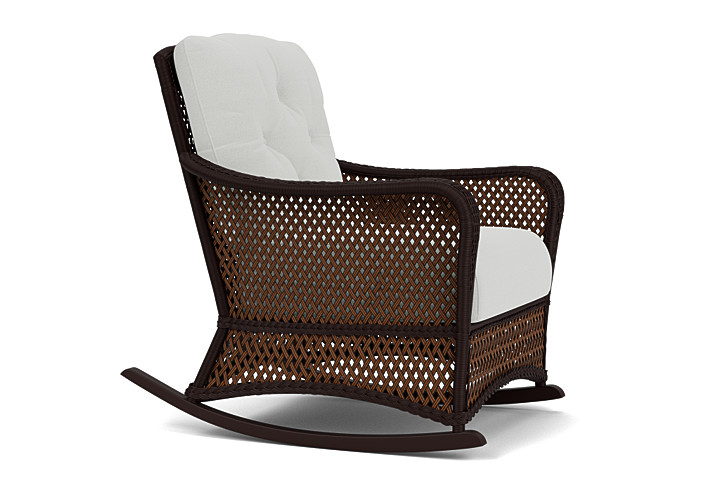 Lloyd Flanders™ Grand Traverse Lounge Rocker Loveboat Mint, Caramel