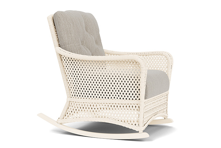 Lloyd Flanders™ Grand Traverse Lounge Rocker Callen Celadon, Bisque