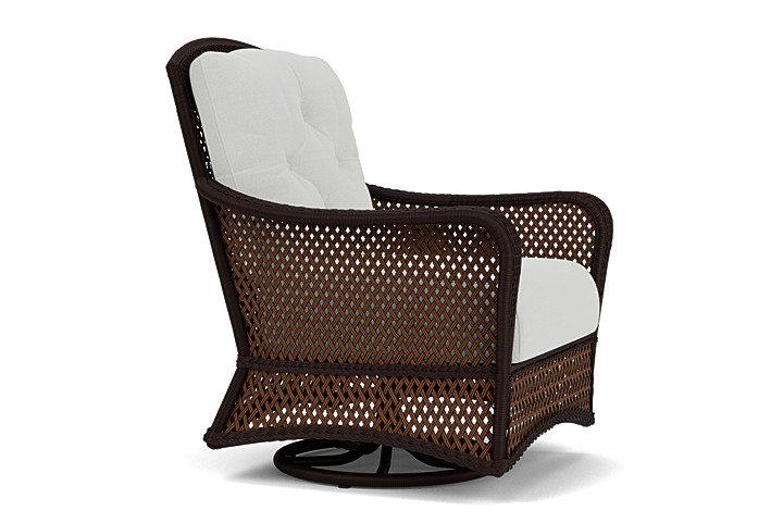 Lloyd Flanders™ Grand Traverse Swivel Glider Lounge Chair Loveboat Mint, Caramel