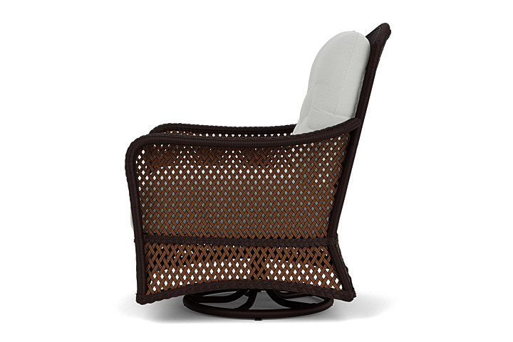 Lloyd Flanders™ Grand Traverse Swivel Glider Lounge Chair Loveboat Mint, Caramel