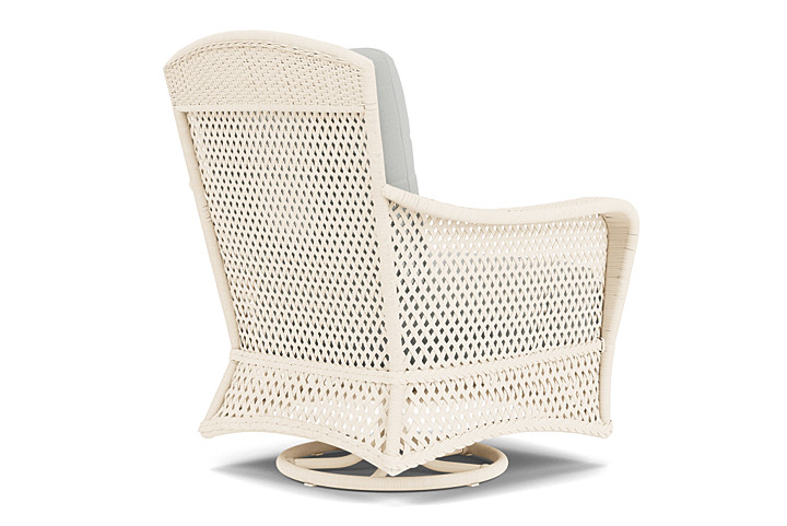 Lloyd Flanders™ Grand Traverse Swivel Glider Lounge Chair Loveboat Mint, Bisque