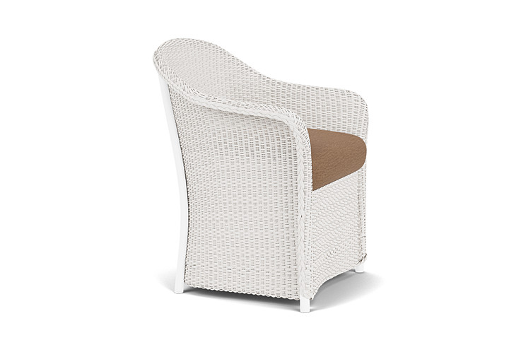 Lloyd Flanders™ Weekend Retreat Dining Armchair - White, Canvas Natural