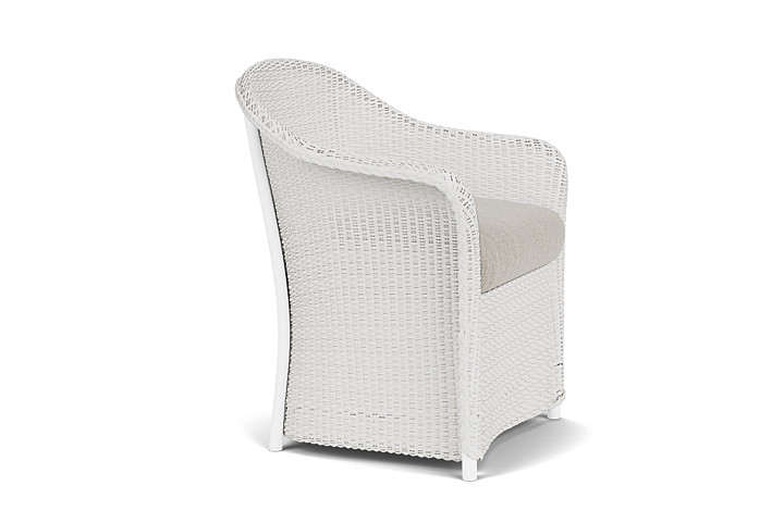 Lloyd Flanders™ Weekend Retreat Dining Armchair - Matte White, Callen Celadon