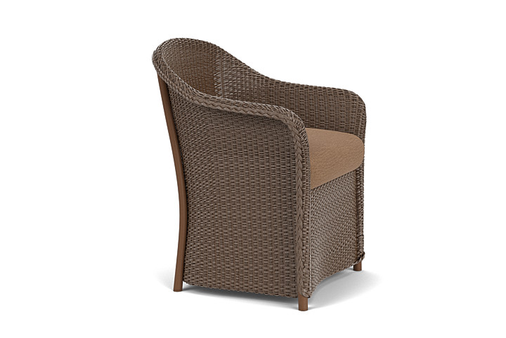 Lloyd Flanders™ Weekend Retreat Dining Armchair - Bark, Canvas Natural